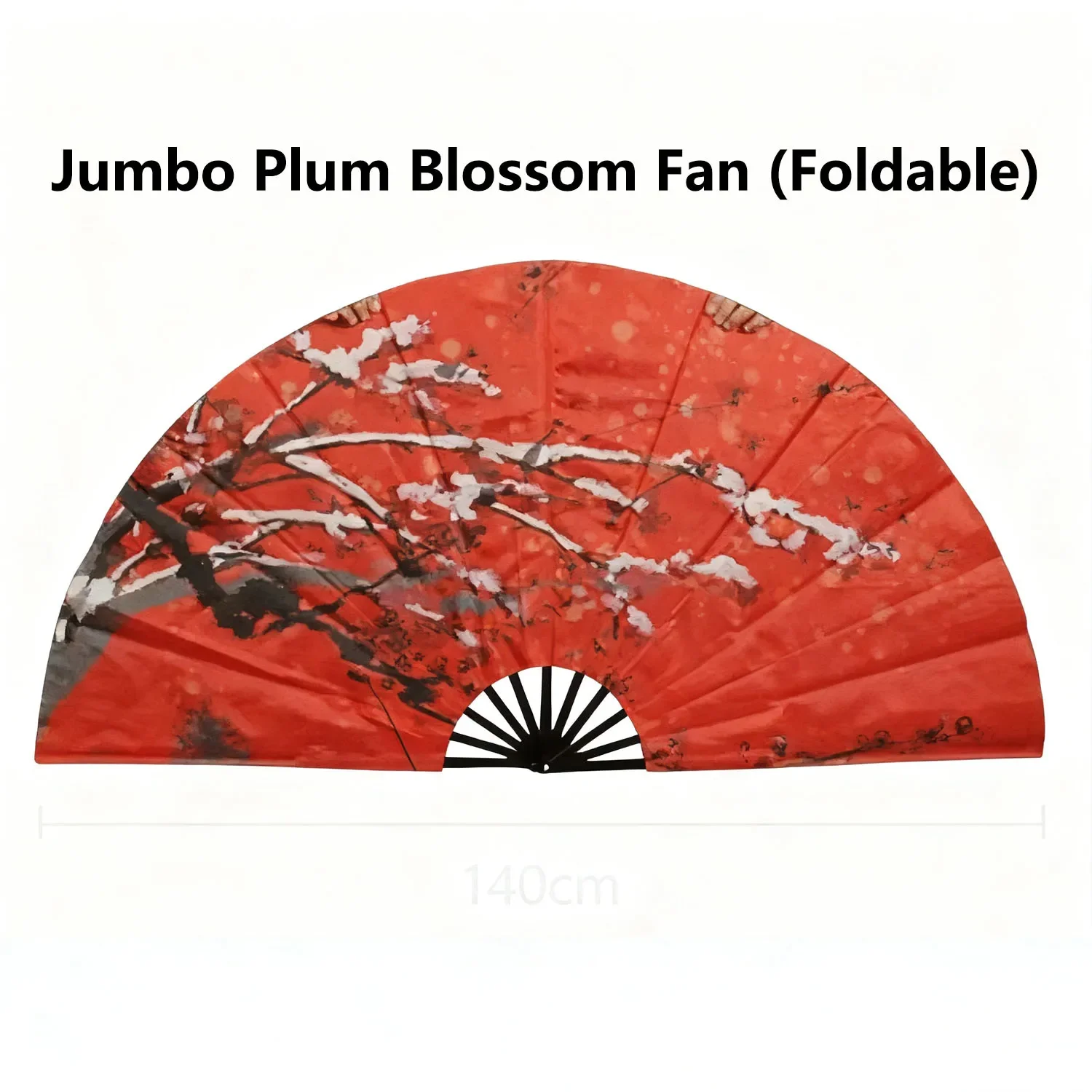 Jumbo Plum Blossom Fan (Foldable) Stage Magic Tricks Classic Magic Props Professional Magician Illusions Funny Manipulation