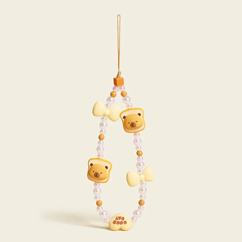 

Капибара, бусина, цепочка для телефона, анти-потерянное украшение, ремешок для мобильного телефона, печенье, медведь, сердце, ремешок для мобильного телефона, женщина, девушка