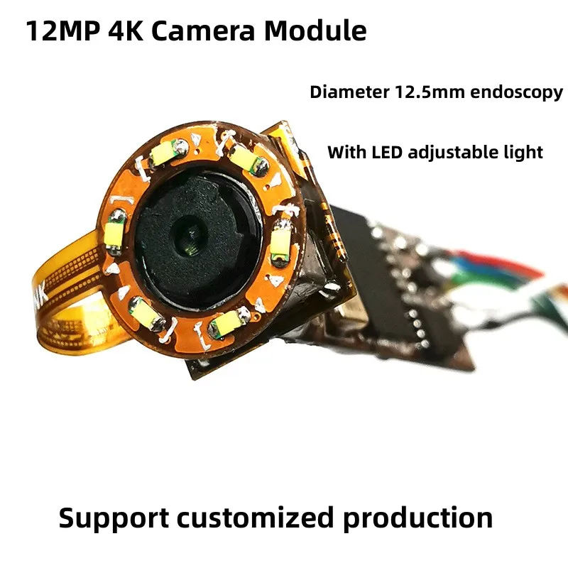 

IMX258 Chip 12MP 4K Autofocus Endoscope Camera Module USB Free Drive HD Video