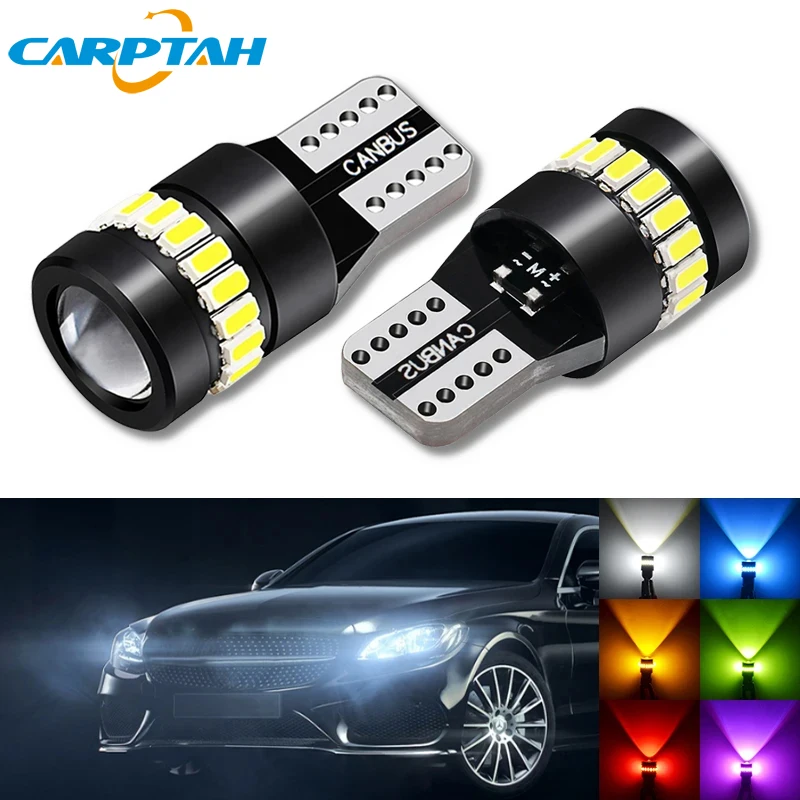 

2 шт. светодиодные лампы T10 W5W Canbus 168 194 12V 18SMD 6000K для авто: подсветка номерного знака, потолочная лампа, лампа для чтения, габаритные огни, указатели поворота
