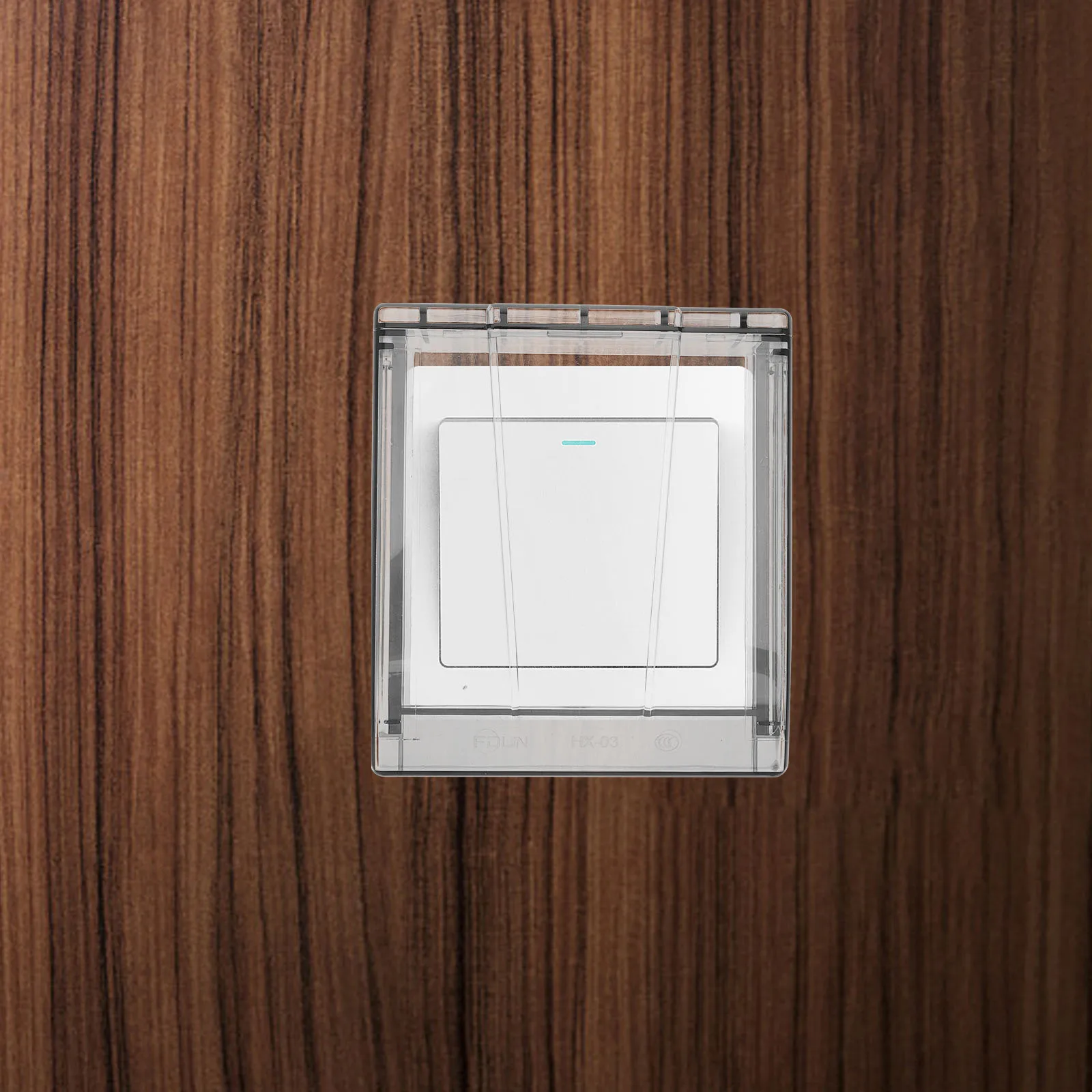 غطاء منفذ مانع لتسرب الماء، واقي مقبس مقاوم للماء، أسود لاصق منزلق، صندوق تبديل الجدار، متانة بلاستيكية للحمام في الهواء الطلق #2