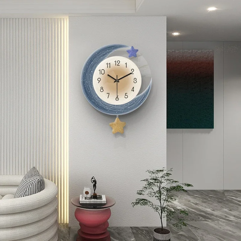 Modern Simple Wall Clock Nordic Stylish Creative Living Room Wall Clock Luxury Dining Room Home Decor Orologio Da Parete FYWC