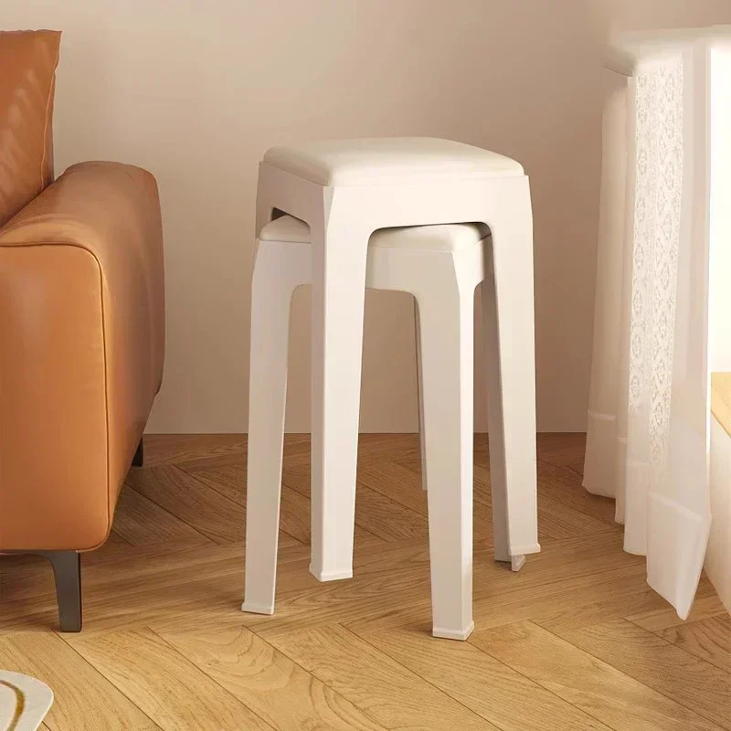 Dining Chair Small Stool Office Beach Chairs High PlasticKitchen Square Strong Modern Individual Chairs Bedroom Design
