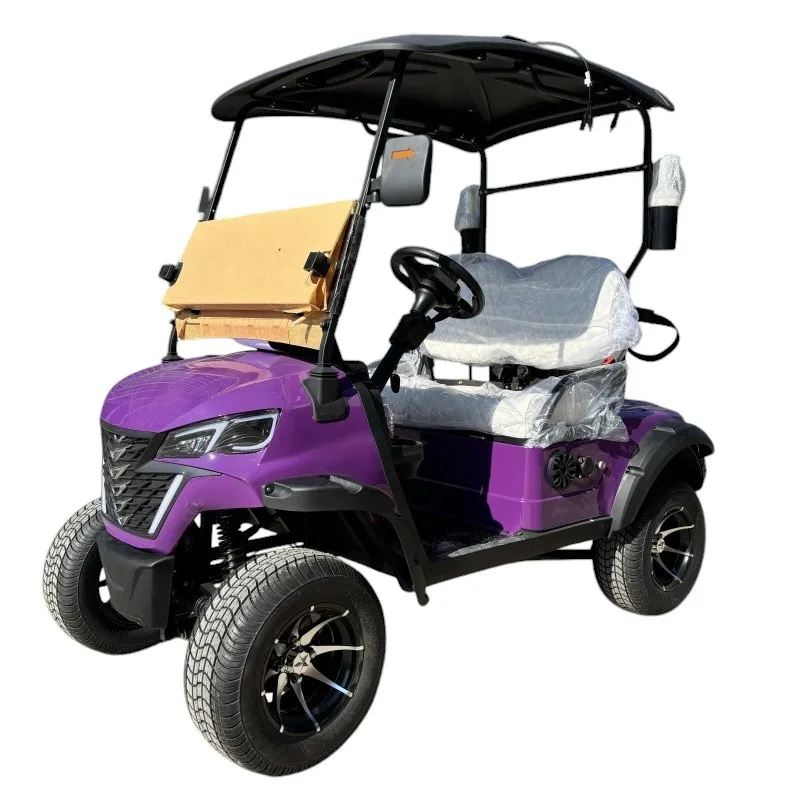 6 Seats Golf Car 5kw/7.5KW Motor Independent Suspension Disc Brake Power Steering 12/14 Inch Tires Electric Golf Cart