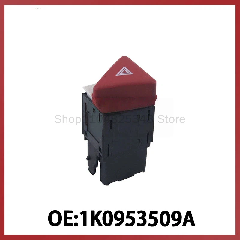 1K0953509A is suitable for Volkswagen Golf Jetta Hazard Warning Light Switch Double Flash Emergency Warning Light Switch