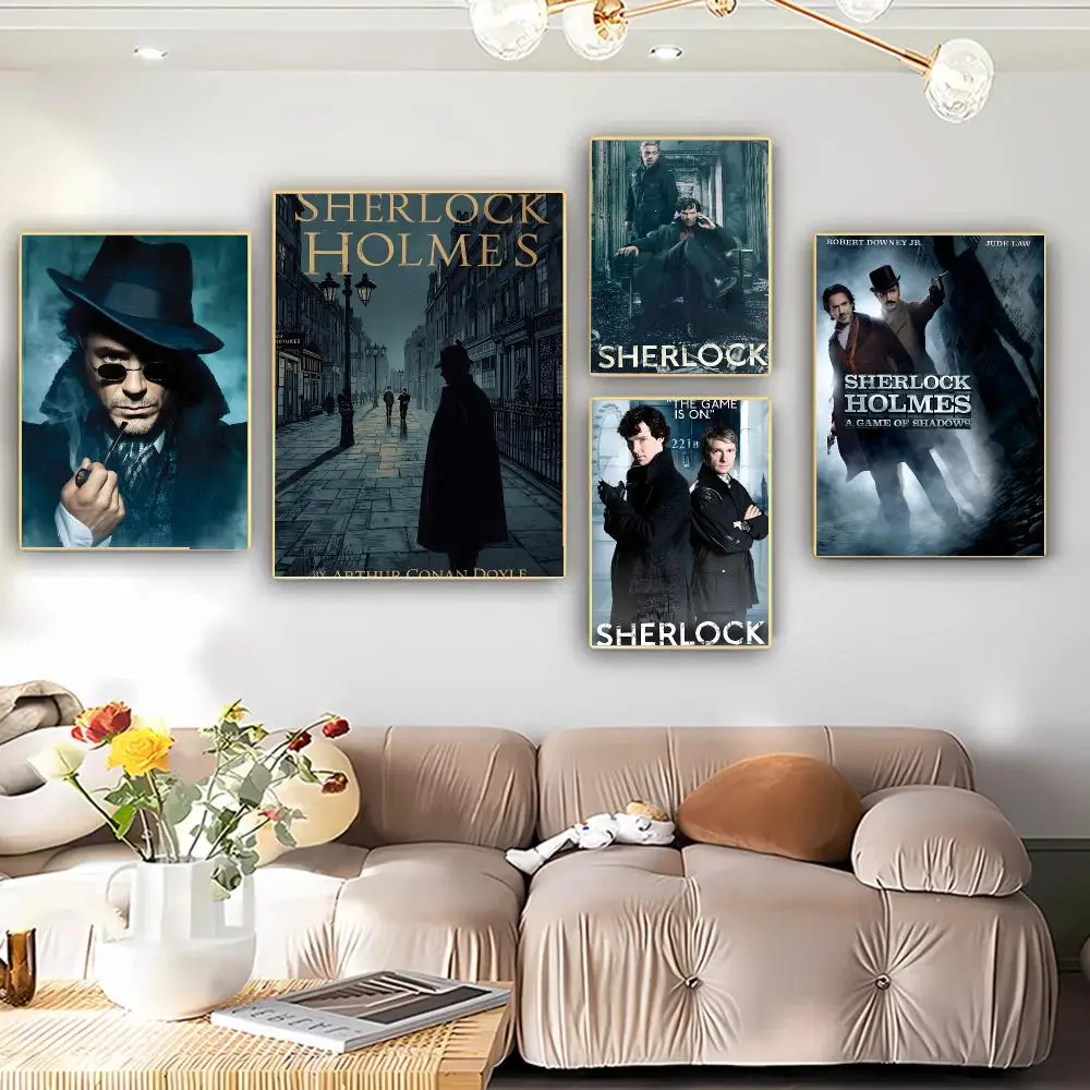 1PC Film S-Sherlock Holmes Poster Art HD Advanced Aesthetic Printing Paper Wall Art For Living Room Home Decor