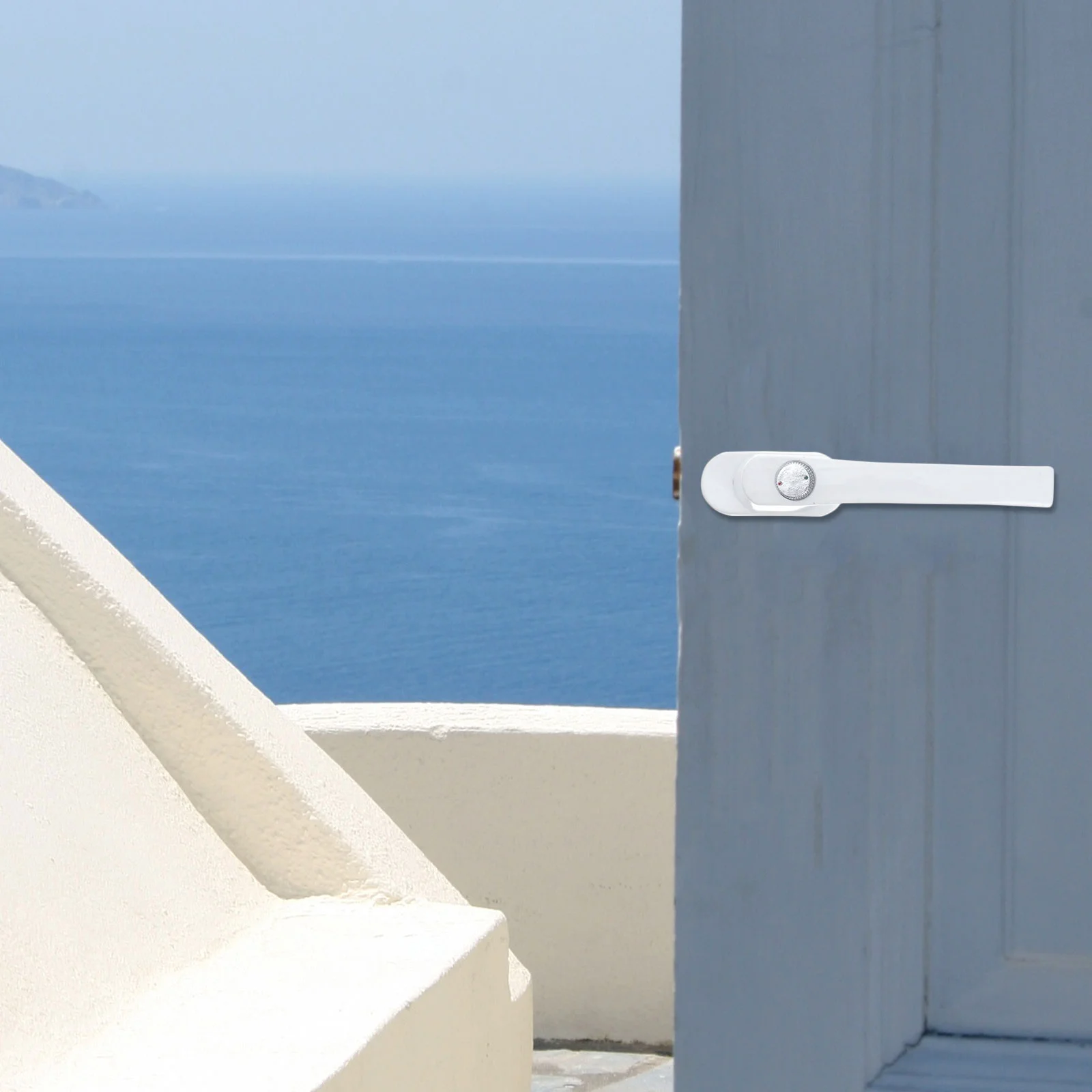 Palanca de dos extremos, aleación de Zinc, manija de manivela sólida gruesa, llaves, cerradura de seguridad para puerta y ventana, fácil instalación, estructura resistente para interiores