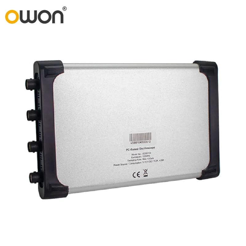 OWON Lilip VDS6102A/6104A/VDS6074 التطوير الثانوي لراسم الذبذبات الرقمي الافتراضي بأربع قنوات