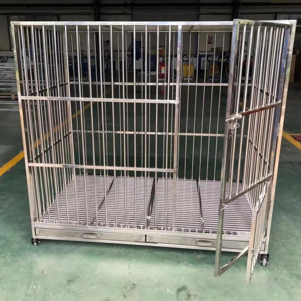 

Wholesale Custom Large Stainless Steel Dog Cage Super Big Heavy Storage Pet Cage Special Offered at Cheap Price