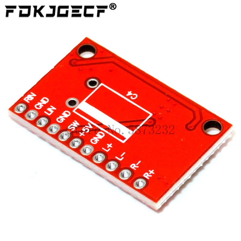 PAM8403 Super mini digital power amplifier board miniature class D power amplifier board 2 * 3 W high 2.5-5V USB