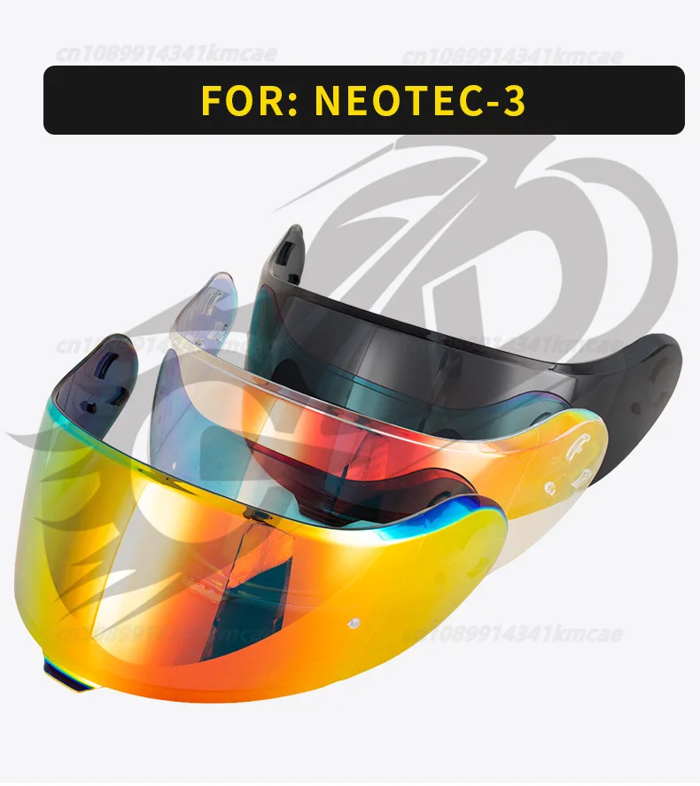 

Линза для мотоциклетного шлема CNS-3C, подходит для шлема NEOTEC-3, ветрозащитная и солнцезащитная, аксессуары для безопасности, визор для шлема.
