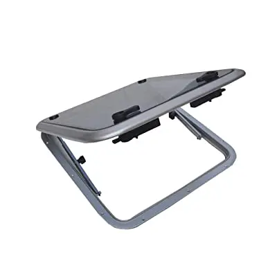 New Replacement Aluminium Boat Escape Window Boat Skylight Flush Mount Deck Hatch Marine Anodized Aluminum Porthole