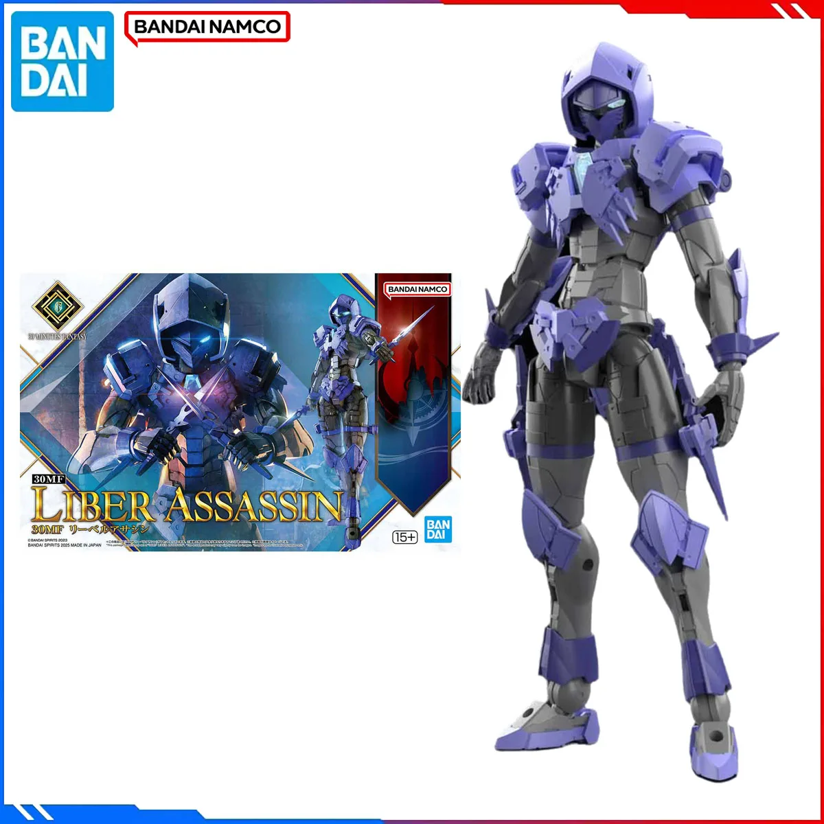 

Подлинная Bandai, оригинальная 30-минутная фантазийная фигурка, наборы моделей, 30MF, аниме-фигурки Liber Assassin, экшн-модель, игрушки, подарок для детей