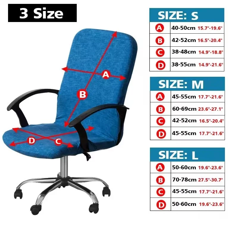Elastic Office Chair Cover  Anti-dirty Rotating Stretch Office Computer Cover