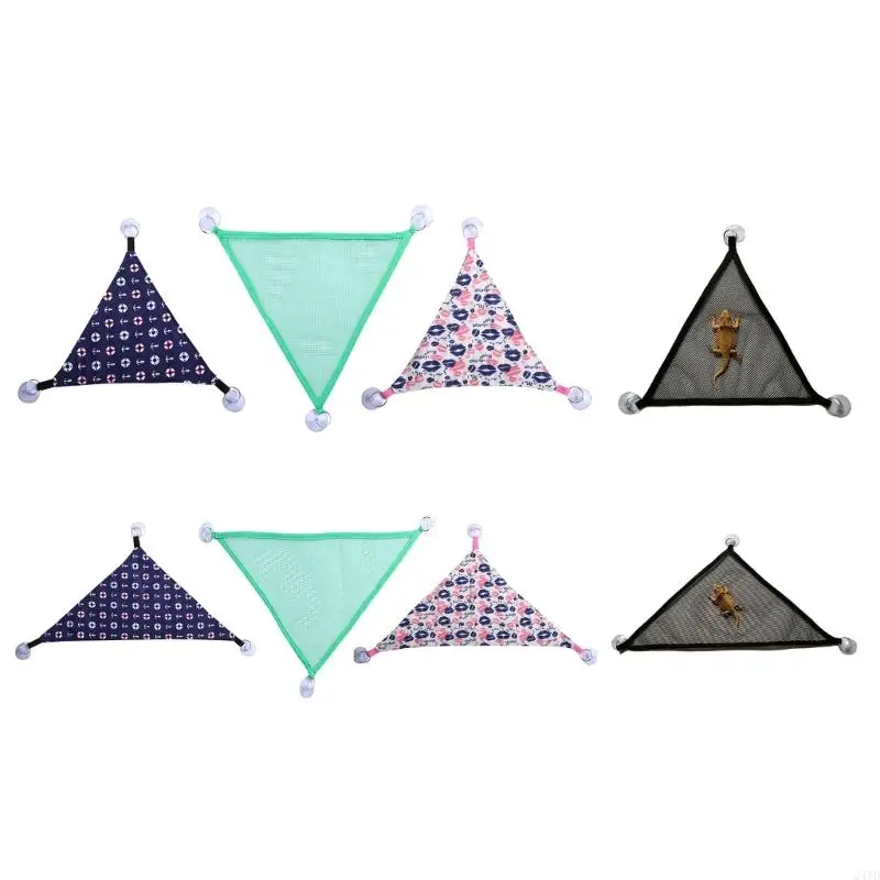 24TD Hammocks Lizards Hammock Bearded Dragons Triangular Hanging- Net