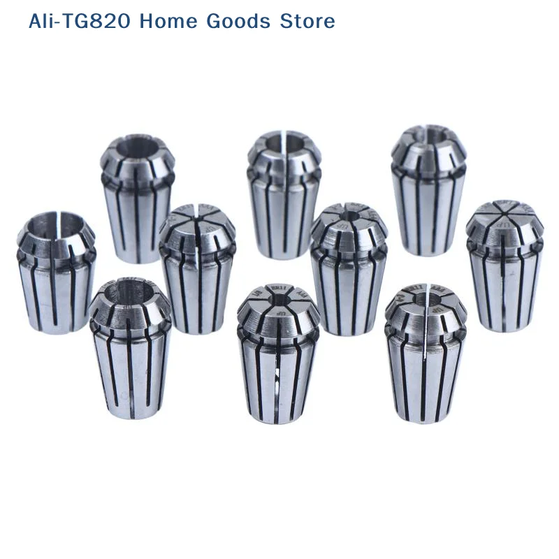 [TG820]ER11 ER16 ER Spring Collet Chuck 0.005mm Accuracy 0.008mm For CNC Milling Tool Holder Engraving Machine Spindle