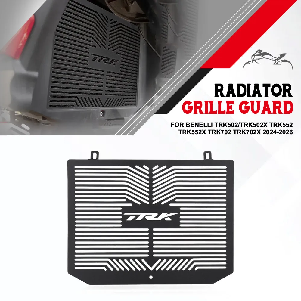 

Motorcycle For Benelli TRK502/TRK502X Radiator Guard Protector Grille Grill Cover TRK552 TRK552X TRK702 TRK702X 2024-2025-2026
