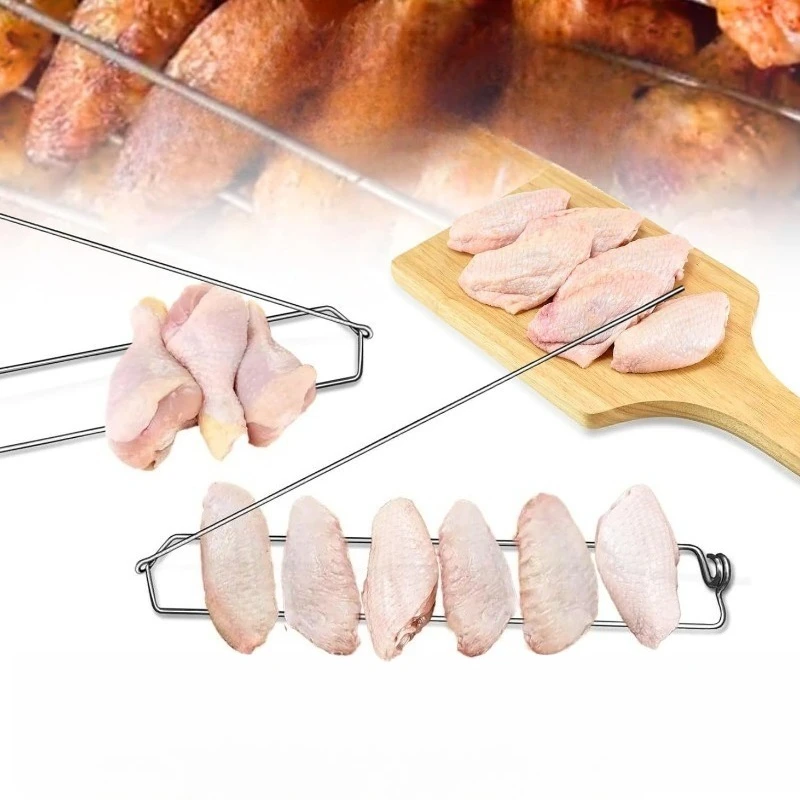 

Heavy Duty Non Stick BBQ Grill Rack Ribs Steak Outdoor Cooking Backyard Camping Roasting Accessories New Product Gridiron