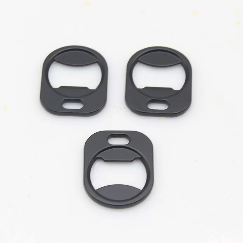 50pcs Metal Bottle Opener Accessories Paracord Keychain DIY Woven Pendant Beer Bottle Opener Keyring for Outdoor Camping Hiking