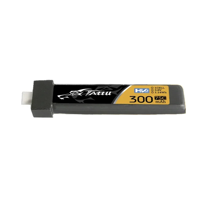 بطارية TATTU BT2.0 1S HV LiPo 300mAh 75C - طائرة رباعية وFPV Racing Upgrade-1-10PCS