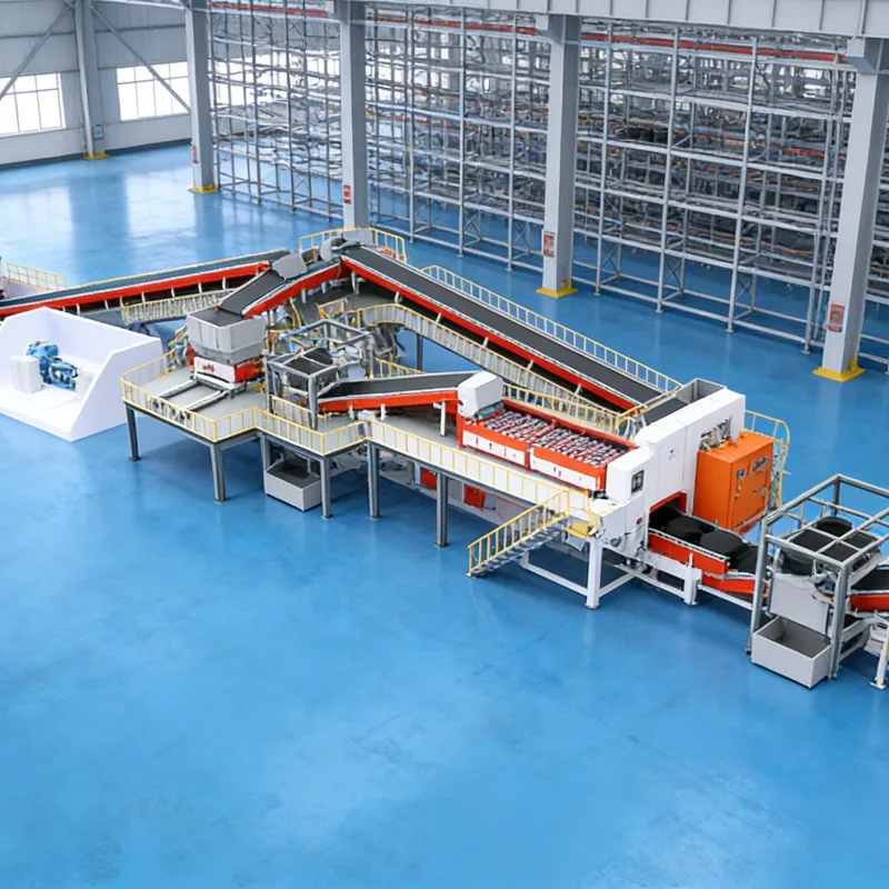 Customized Eco Friendly Tire Shredder Double Shaft Hydraulic Motor Waste Tire Crusher For Rubber Recycling