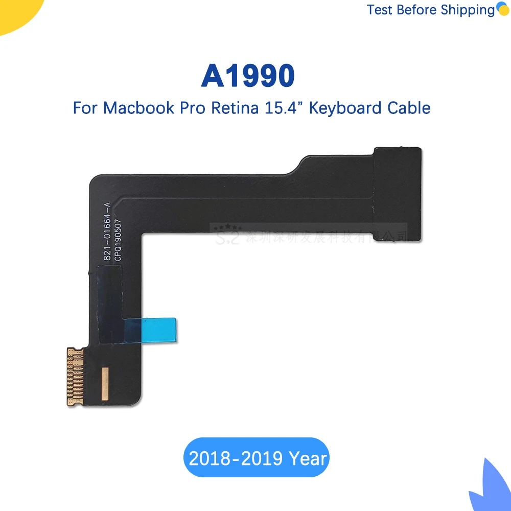 

New Keyboard Cable 821-01664-01 821-01664-A for macbook Pro Retina 15.4"A1990 Keyboard Flex Cable MR932 MR942