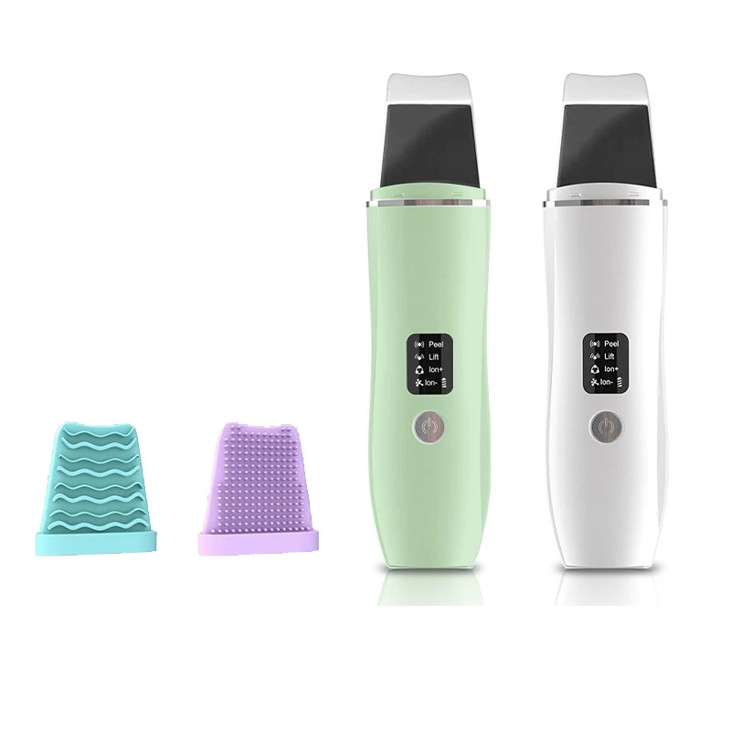 مقشر الجلد بالموجات فوق الصوتية مزيل الرؤوس السوداء منظف المسام جهاز تنظيف الوجه أداة مكشطة الجلد أداة ضخ الجمال #3