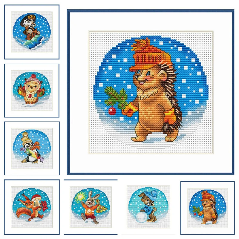 ZZ1131 Homefun Cross Stitch Kit Package Greeting Needlework Counted Cross-Stitching Kits New Style Counted Cross stich Painting