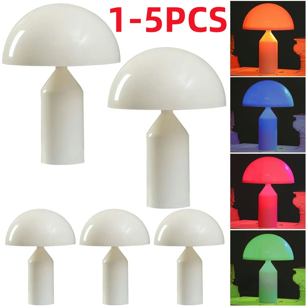 

1-5Pcs Mushroom Dimmable Lamp Brightness Adjustable Pat Light Color Changing Minimalist Battery Operated Bright Bedroom Decor