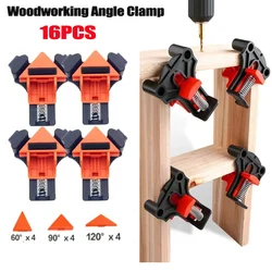 1/4/16Pcs Woodworking Frame Clamp 90 Degrees Corner Clamp Wood Angle Clamps Picture Frame Corne Holder Woodworking Hand Tool