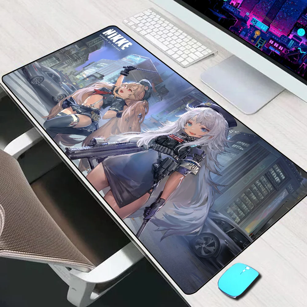 Anime Goddess of Victory Nikke Large Mouse Pad Gaming Accessories Mouse Mat XXL Keyboard Mat PC Gamer Desk Pad Computer Mousepad