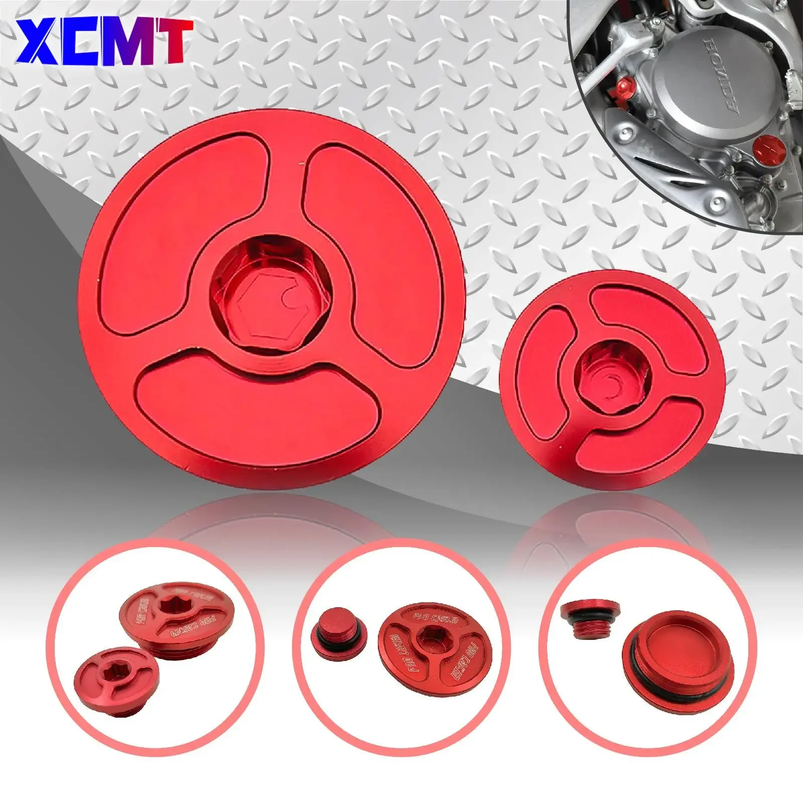 

Motocross Engine Timing Plug Cover For Honda CRF150R CRF250R CRF450R CRF450X TRX400EX CRF 150 250 450 R X CBR600RR CBR1000RR TRX