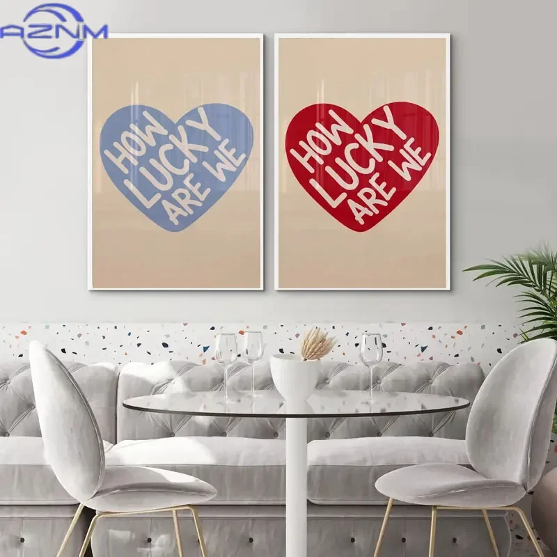 AZNM 1pc Retro Trendy Aesthetic Poster Apartment Decor Typography Hand Written Quote Wall Art Digital Livingroom Dining Room Kit