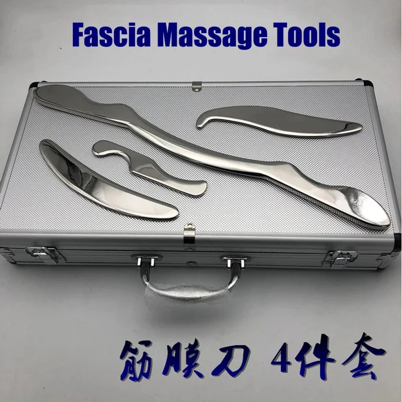 1Set Gym Muscle Fascia Massage Relaxation Physiotherapy IASTM Bodybuilding General Fitness 316 Grade Stainless Steel Smart Tools