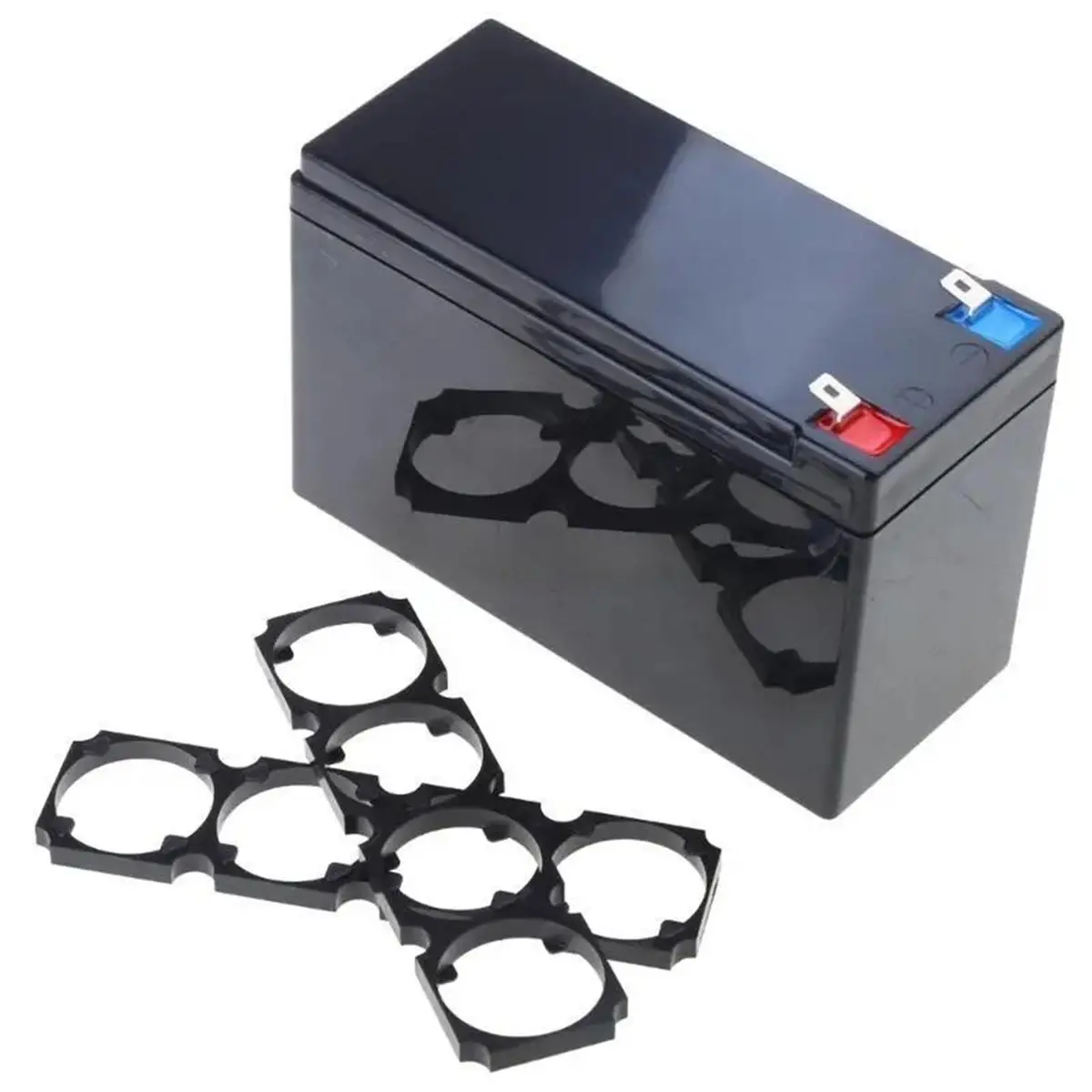 update. 32650 32700 Lifepo4 Battery Storage Box with Bracket for 12V 7Ah Uninterrupted Power Supply Battery Use