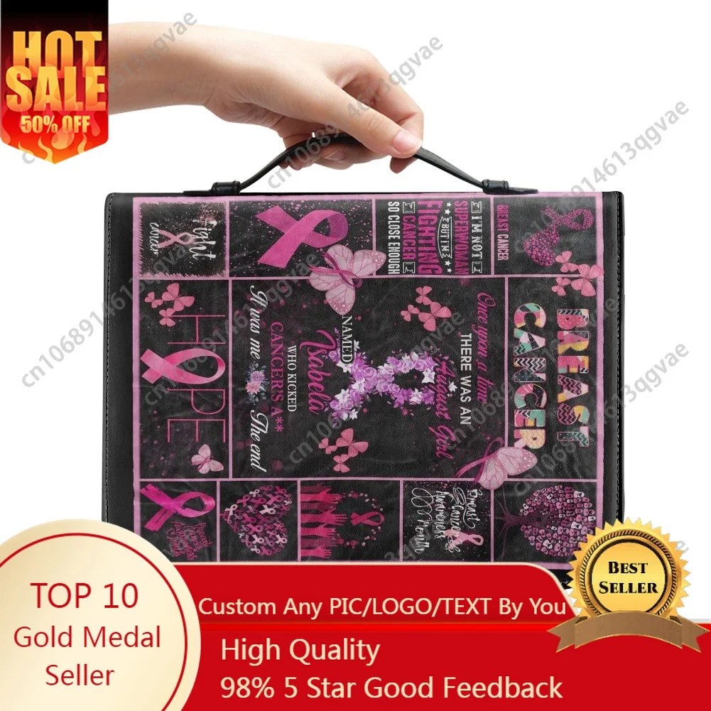 

Cancer Survivor Breast Cancer Custom Bible Bags Christian Gifts Covers Bible Pack Waterproof Leather Bag Pockets Package Case