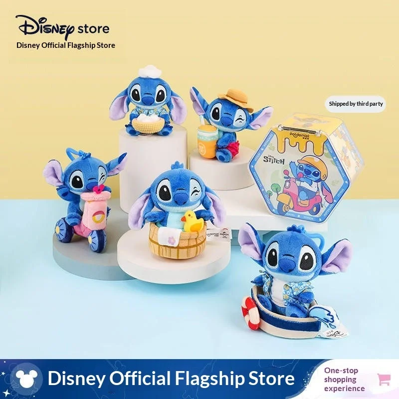 

Плюшевый брелок-сюрприз Disney Stitch: мягкая игрушка-подвеска для сумки, украшение для рюкзака, повседневный аксессуар для ключей от машины и декора сумок