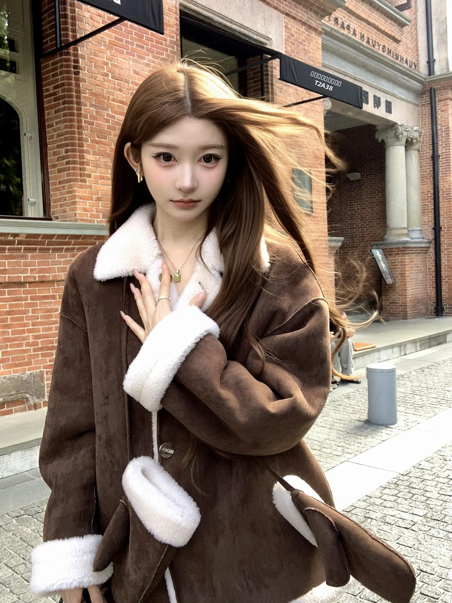 California Sunset Pelliccia di agnello Jaet Cappotti di pelle di pelliccia di agnello anti-età da donna Autunno Inverno Nuovo Sle Casual Loose Fit