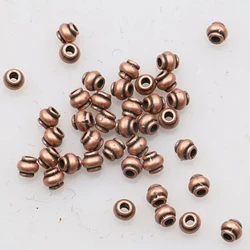 100Pcs  4mm hole 1.8mm lantern shaped spacer beads H0374