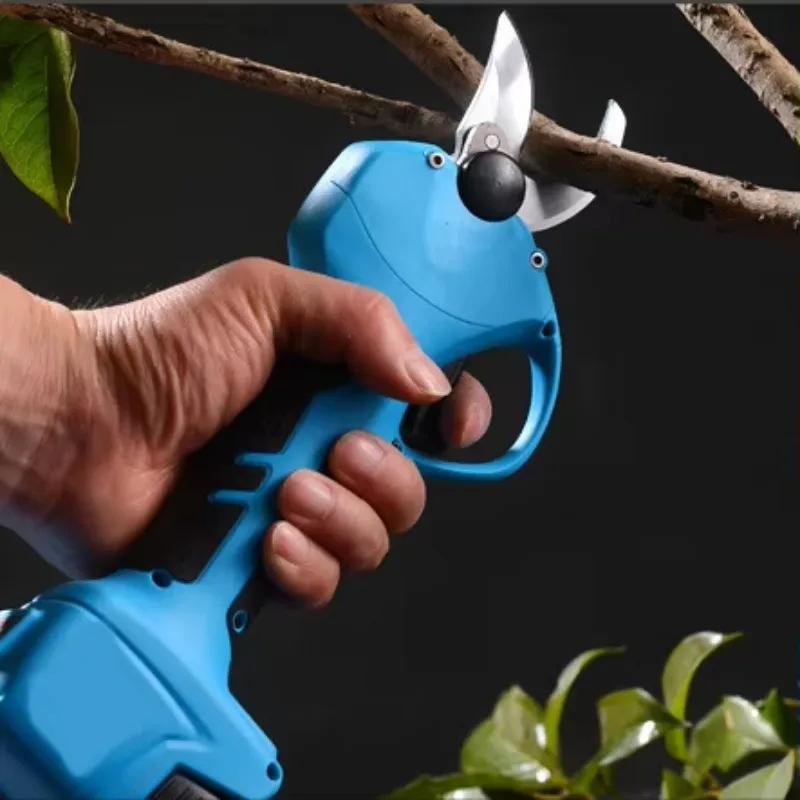 2025Digital Display 28mm Cordless Electric Pruning Shears Battery-powered Bonsai Pruning Scissors Pruning Shears