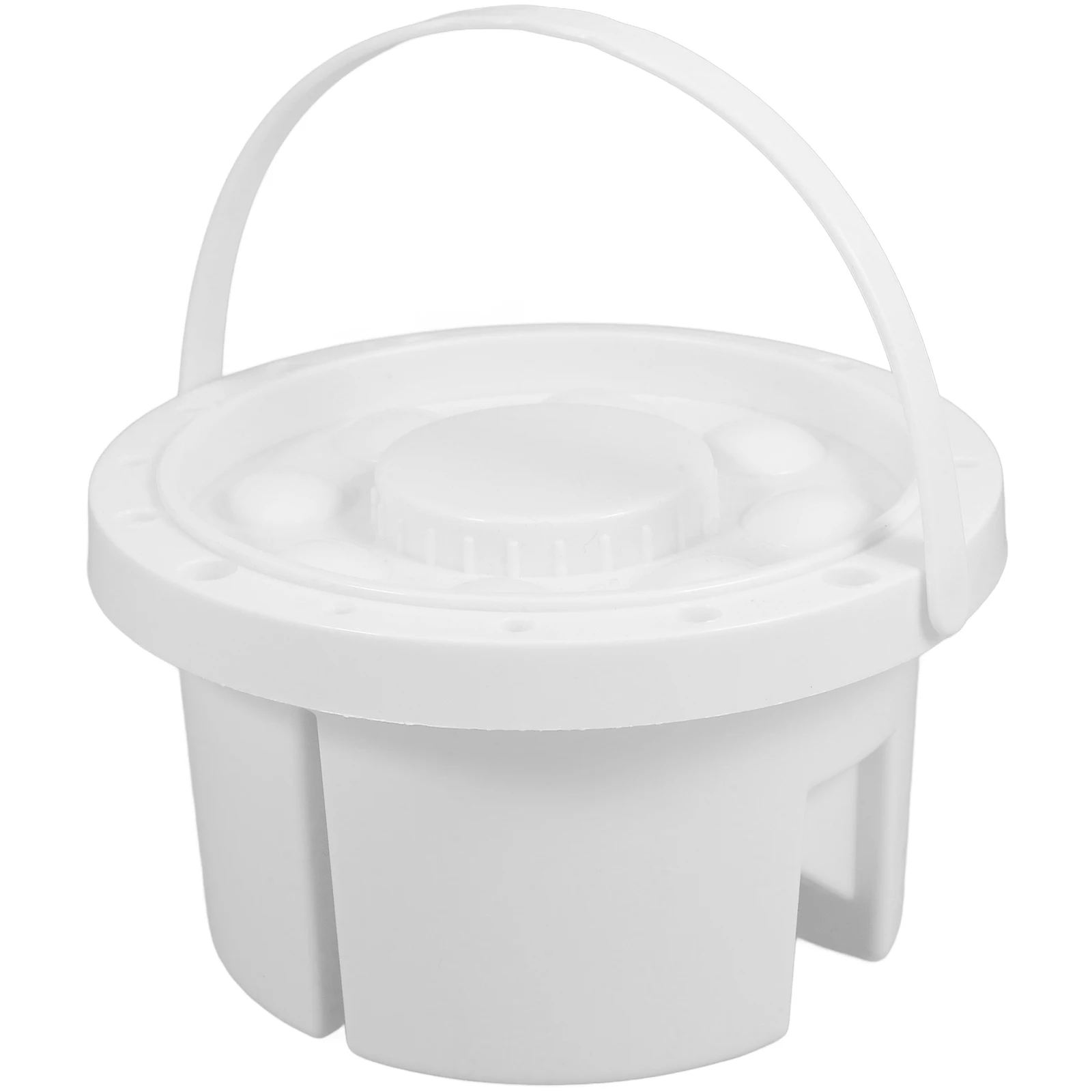 

2pcs Washable Palette Round Brush Cleaner Cup Plastic Painting Tools Water Basin Bucket Holder Supplies