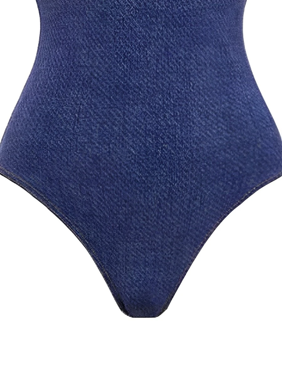 2025 Strapless Hollow Out Swimsuit Push Up Women One Piece Sexy Swimwear Female Beachwear Bathers Bathing Swimming Swim Suit image 6