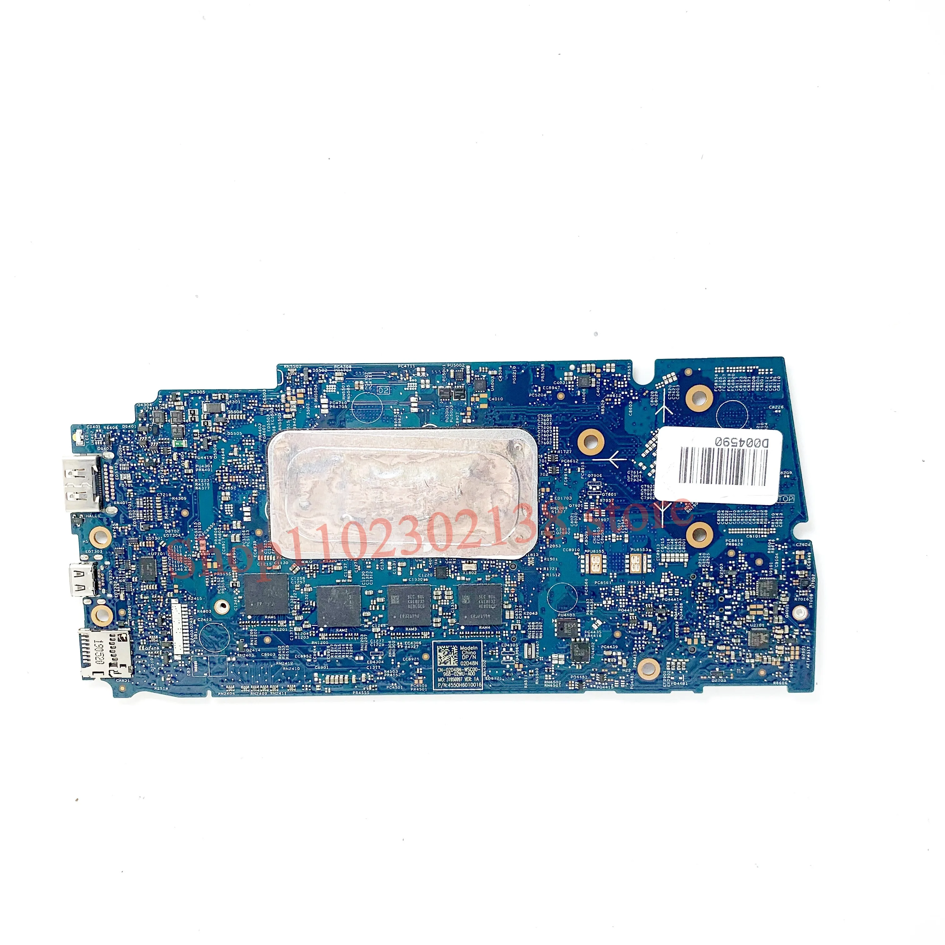 Mainboard CN-02D48N 02D48N 2D48N With SRD1V I3-8145U CPU FOR DELL 5390 13-5390 Laptop Motherboard 18769-1 8GB 100% Working Well