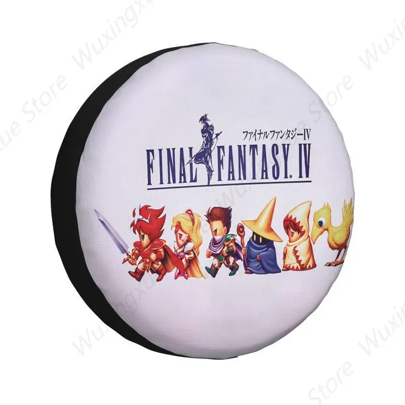 Final Fantasy Tire Cover 4WD 4x4 RV Anime Video Game Spare Wheel Protector for Jeep Grand Cherokee 14