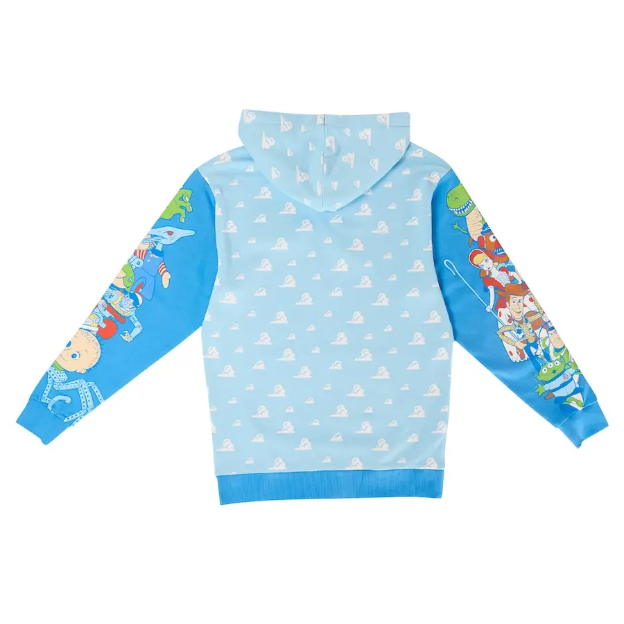 Fall 2024 Fashion Trend 3d Printed Sports Hoodie Toy Story Loungefly Unisgender Good and Bad Kids\' Hoodie - Light Blue