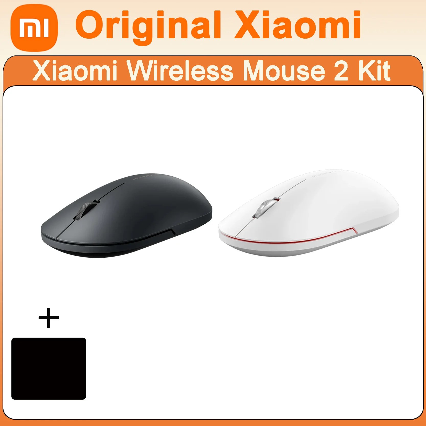 

Original Xiaomi Wireless Mouse 2 Mi Kit Portable Game Mouse 1000DPI 2.4GHz WiFi Link Optical Mice Mini Ergonomic Portable Mouse