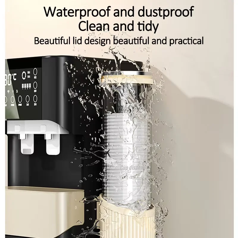 حامل أكواب للاستعمال مرة واحدة، موزع مياه مثبت على الحائط، حامل أكواب ورقية عالي الجودة، رف تخزين كوب الماء