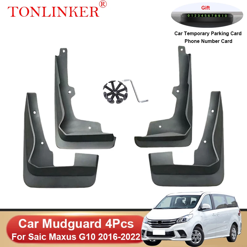 

TONLINKER Car Mudguard For Saic Maxus LDV G10 2016 2017-2021 2022 Mudguards Splash Guards Front Rear Fender Mudflaps Accessories