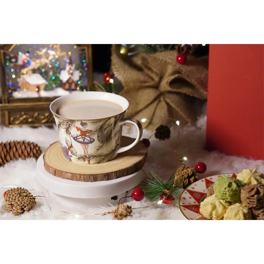 High End Coffee Cup and Plate Gift Bone China Coffee Cup and Plate Gift Box Set