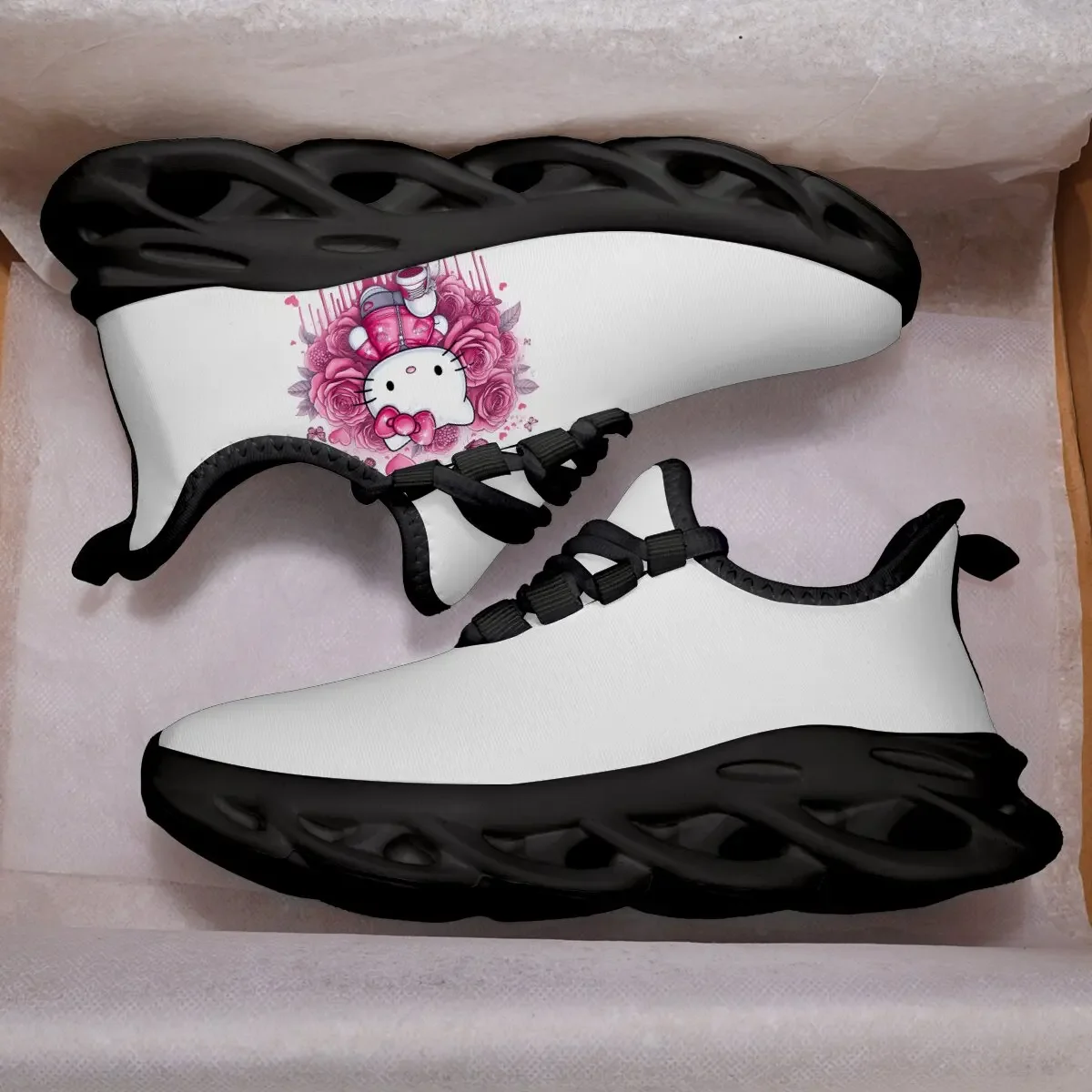 

Kid Sneakers Running Hello Kitty Girls Shoes Sneakers for Children Casual Basketball Shoes Fashion Sports Chunky Sneakers
